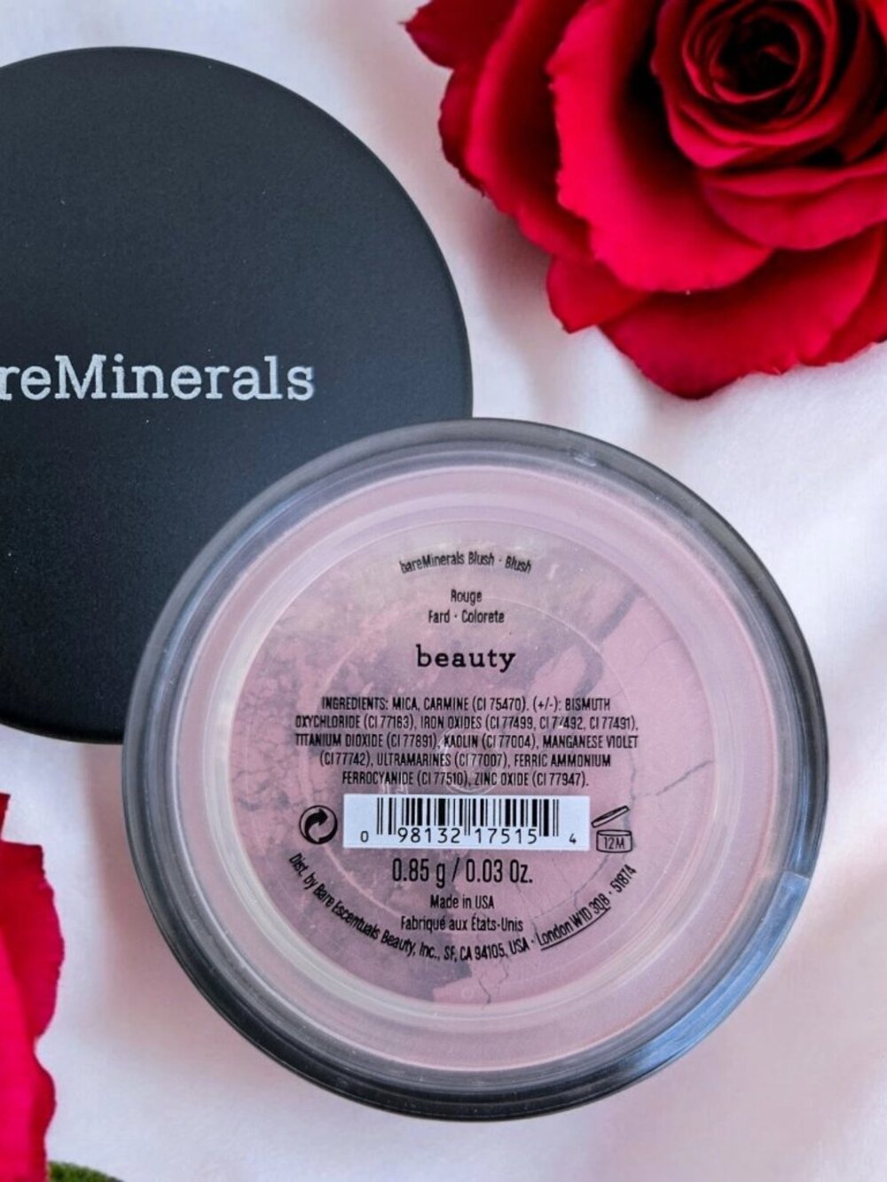 BareMinerals Loose Mineral Powder Blush in Beauty 0.03oz/0.85g